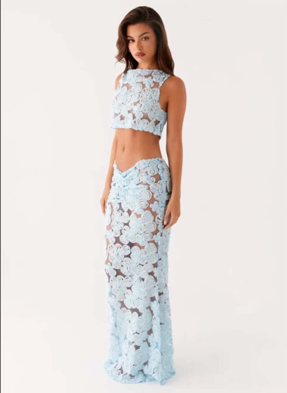 Peppermayo Fiorella Floret blue set size 10 NWT floral romantic feminine quiet l - Picture 2 of 12